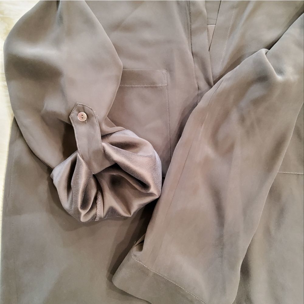 L'AGENCE Silk Mini Dress Size SP - Picture 10 of 16